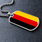 German Flag - Luxury Dog Tag Necklace
