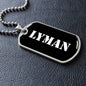 Lyman v3 - Luxury Dog Tag Necklace