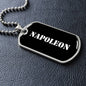 Napoleon v3 - Luxury Dog Tag Necklace