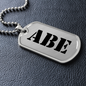 Abe - Luxury Dog Tag Necklace