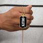 Olin v3 - 18k Gold Finished Luxury Dog Tag Necklace