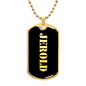 Jerold v2 - 18k Gold Finished Luxury Dog Tag Necklace