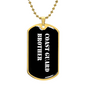 Coast Guard Brother v3 - 18k Gold Finished Luxury Dog Tag Necklace