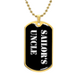 Sailor's Uncle v3 - 18k Gold Finished Luxury Dog Tag Necklace