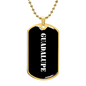 Guadalupe v3 - 18k Gold Finished Luxury Dog Tag Necklace