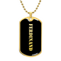 Ferdinand v2 - 18k Gold Finished Luxury Dog Tag Necklace