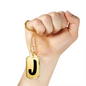 Initial J v1b - 18k Gold Finished Luxury Dog Tag Necklace