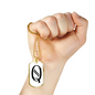 Initial Q v001-34 - 18k Gold Finished Luxury Dog Tag Necklace