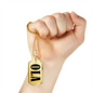 Ola v01 - 18k Gold Finished Luxury Dog Tag Necklace
