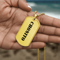 Chonito - 18k Gold Finished Luxury Dog Tag Necklace
