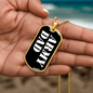 Army Dad v3 - 18k Gold Finished Luxury Dog Tag Necklace