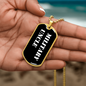 Military Uncle v3 - 18k Gold Finished Luxury Dog Tag Necklace