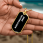 Army Grandfather v3 - 18k Gold Finished Luxury Dog Tag Necklace