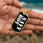 Navy Boy v3 - 18k Gold Finished Luxury Dog Tag Necklace