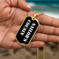 Sailor's Cousin v3 - 18k Gold Finished Luxury Dog Tag Necklace