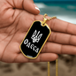 Odesa v3 - 18k Gold Finished Luxury Dog Tag Necklace