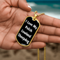 Love My Polish Lowland Sheepdog v6 - 18k Gold Finished Luxury Dog Tag Necklace