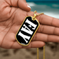 Fay v03 - 18k Gold Finished Luxury Dog Tag Necklace