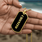 Chonito v2 - 18k Gold Finished Luxury Dog Tag Necklace