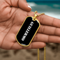 Guillermo v3 - 18k Gold Finished Luxury Dog Tag Necklace