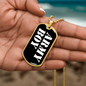 Army Boy v3 - 18k Gold Finished Luxury Dog Tag Necklace