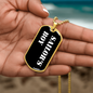 Sailor's Boy v3 - 18k Gold Finished Luxury Dog Tag Necklace