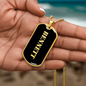 Bennett v2 - 18k Gold Finished Luxury Dog Tag Necklace