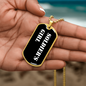 Soldier's Girl v3 - 18k Gold Finished Luxury Dog Tag Necklace
