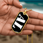 Al v3 - 18k Gold Finished Luxury Dog Tag Necklace