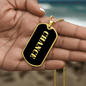 Chance v2 - 18k Gold Finished Luxury Dog Tag Necklace