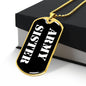Army Sister v3 - 18k Gold Finished Luxury Dog Tag Necklace