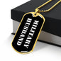 Military Husband v3 - 18k Gold Finished Luxury Dog Tag Necklace
