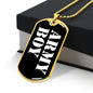 Army Boy v3 - 18k Gold Finished Luxury Dog Tag Necklace