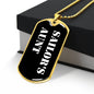 Sailor's Aunt v3 - 18k Gold Finished Luxury Dog Tag Necklace