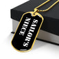 Sailor's Niece v3 - 18k Gold Finished Luxury Dog Tag Necklace