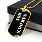 Sailor's Boy v3 - 18k Gold Finished Luxury Dog Tag Necklace