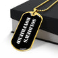 Soldier's Boyfriend v3 - 18k Gold Finished Luxury Dog Tag Necklace