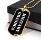 Military Grandpa v3 - 18k Gold Finished Luxury Dog Tag Necklace