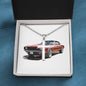 Muscle Car 01 - Stainless Steel Ball Chain Cross Necklace