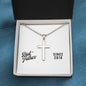Best Father Since 2018 - Stainless Steel Ball Chain Cross Necklace