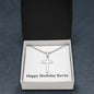 Happy Birthday Kevin - Stainless Steel Ball Chain Cross Necklace