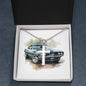 Muscle Car 13 - Stainless Steel Ball Chain Cross Necklace