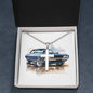 Muscle Car 02 - Stainless Steel Ball Chain Cross Necklace