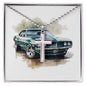 Muscle Car 13 - Stainless Steel Ball Chain Cross Necklace