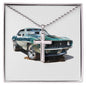 Muscle Car 09 - Stainless Steel Ball Chain Cross Necklace