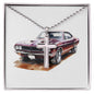 Muscle Car 10 - Stainless Steel Ball Chain Cross Necklace