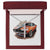 Muscle Car 08 - Stainless Steel Ball Chain Cross Necklace With Mahogany Style Luxury Box