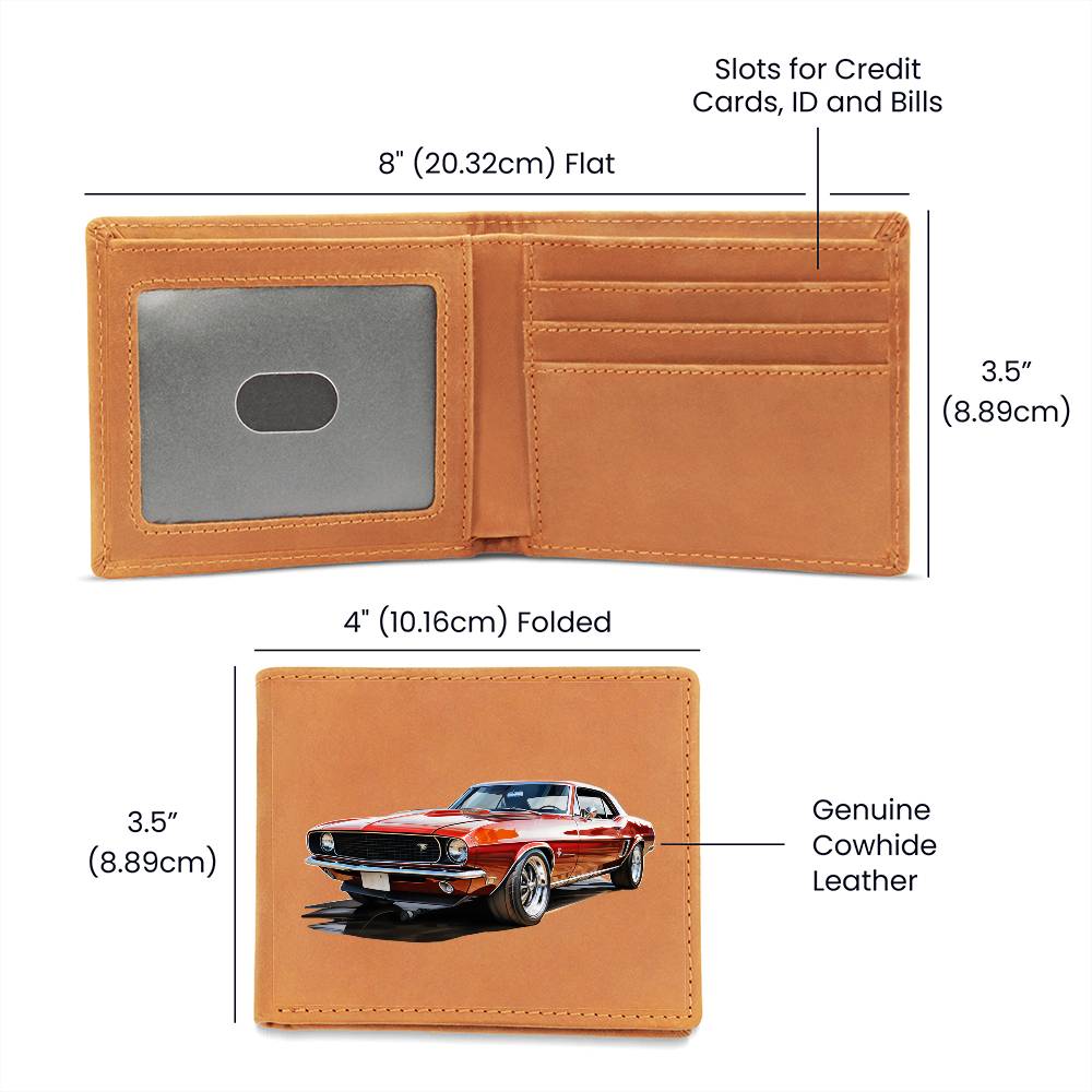 Muscle Car 01 - Leather Wallet