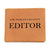 World's Greatest Editor - Leather Wallet