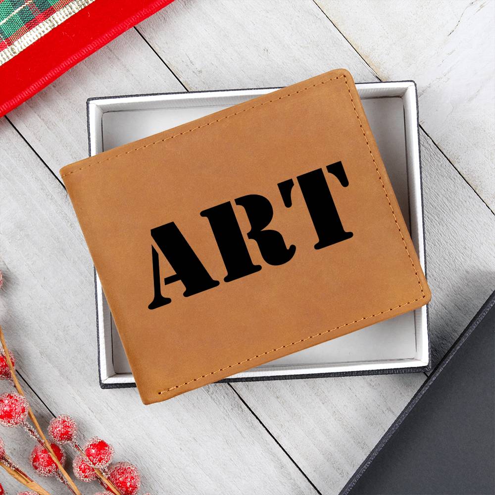 Art - Leather Wallet